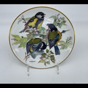 Ursula Band Birds Of Europe World Wildlife Fund collectors plate–Great Tit Mouse